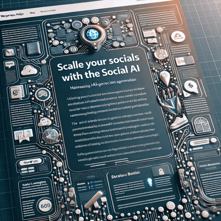 Scale Your Socials with The Social BotThe Social Bot: Harnessing AI for Effective Content Generation